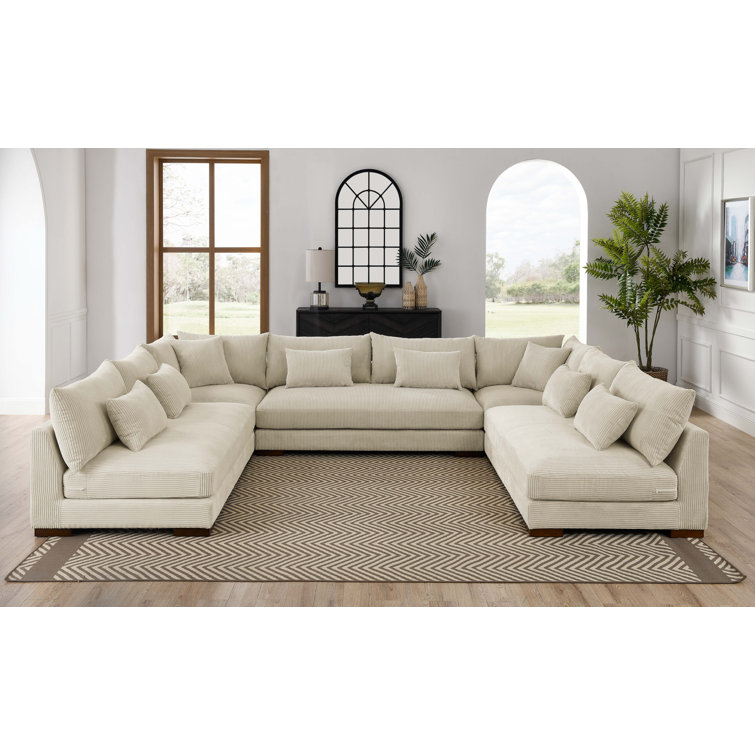 Latitude Run® 5Piece Oversize Modular Sectional Wayfair